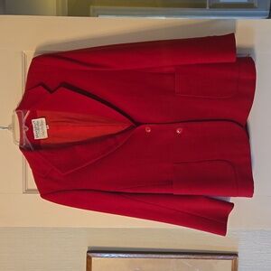 Vintage Womens Billsport for Saks Red Blazer  - 4 - see note on size